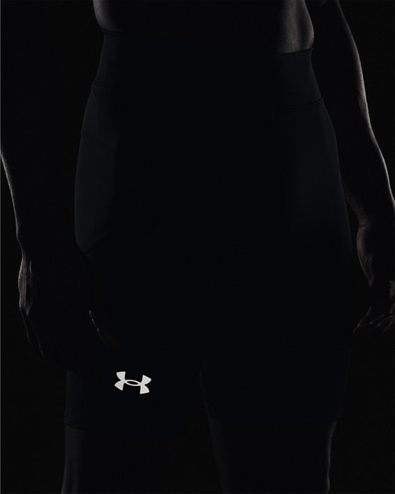 Men's UA Speedpocket Half Tights, Black, pdpMainDesktop image number 4